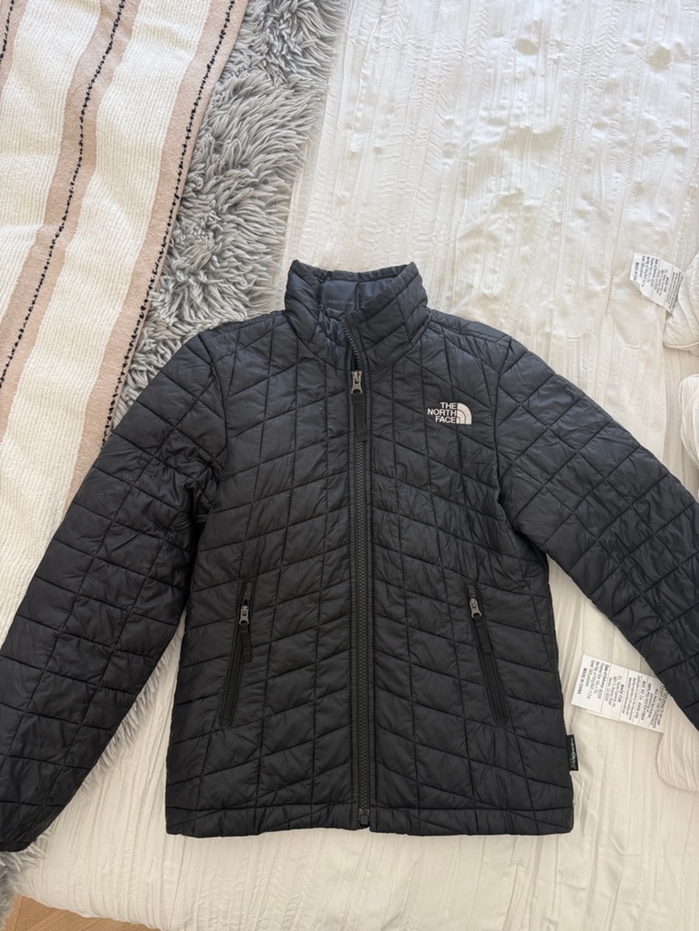 The North Face Black Quilted Insulated Jacket